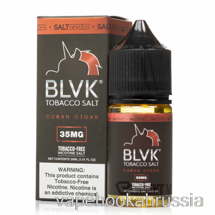 Vape Russia соль для кубинских сигар - Blvk - 30мл 35мг